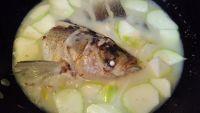 瓠子鱼头汤的做法步骤10