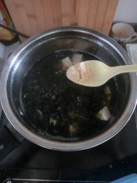 虾皮紫菜豆腐汤的做法步骤7