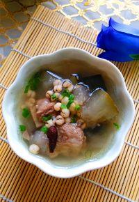 冬瓜薏米人参籽排骨汤的做法步骤8