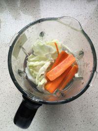 胡萝卜包菜绵粥的做法步骤4