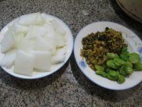 雪菜蚕豆冬瓜汤的做法步骤1